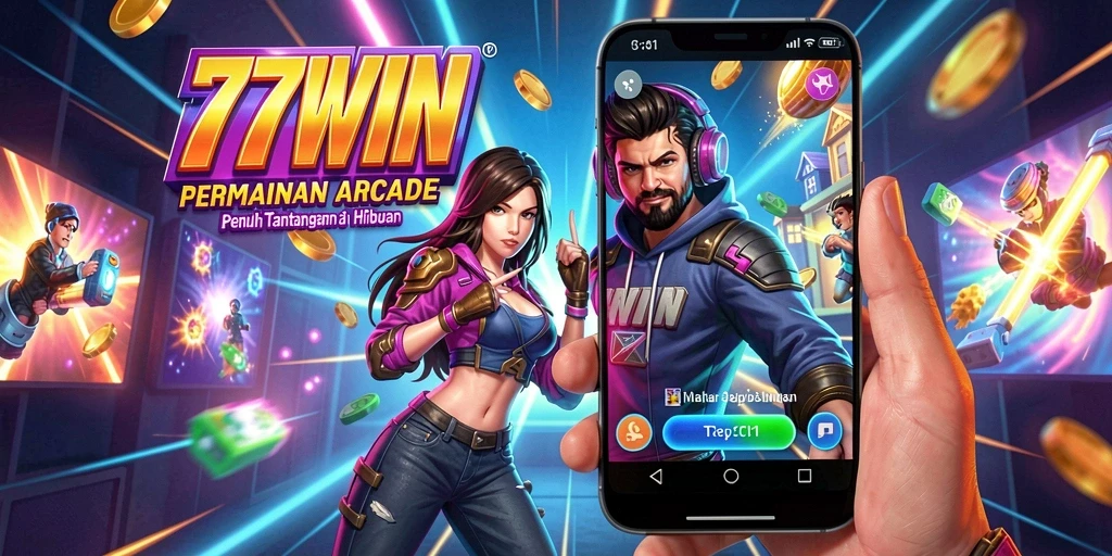 Screenshot gameplay 77WIN yang menampilkan aksi seru dan desain menarik.