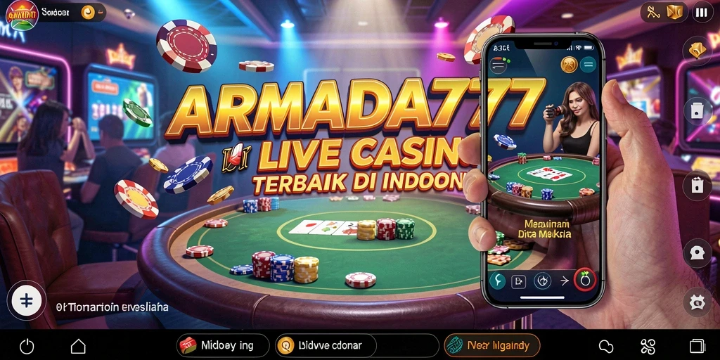 Tangkapan layar gameplay Live Casino di ARMADA777.