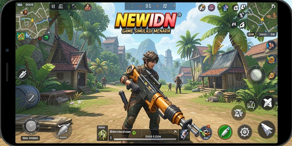 Screenshot gameplay NEWIDN dengan grafis menawan dan interaksi mendalam.