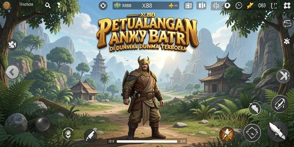 Screenshot utama menampilkan gameplay penuh aksi di dunia Open World.